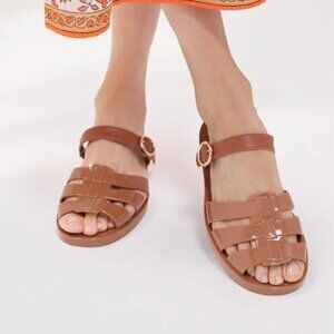 Tuckernuck Cognac Riley Jelly Sandals
